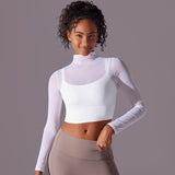 LaceEdge Sporty Crop Top