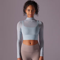 LaceEdge Sporty Crop Top