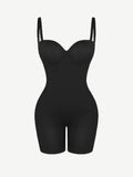 Wholesale Fancy Cupped Mid-Thigh Tummy Control Bodysuit